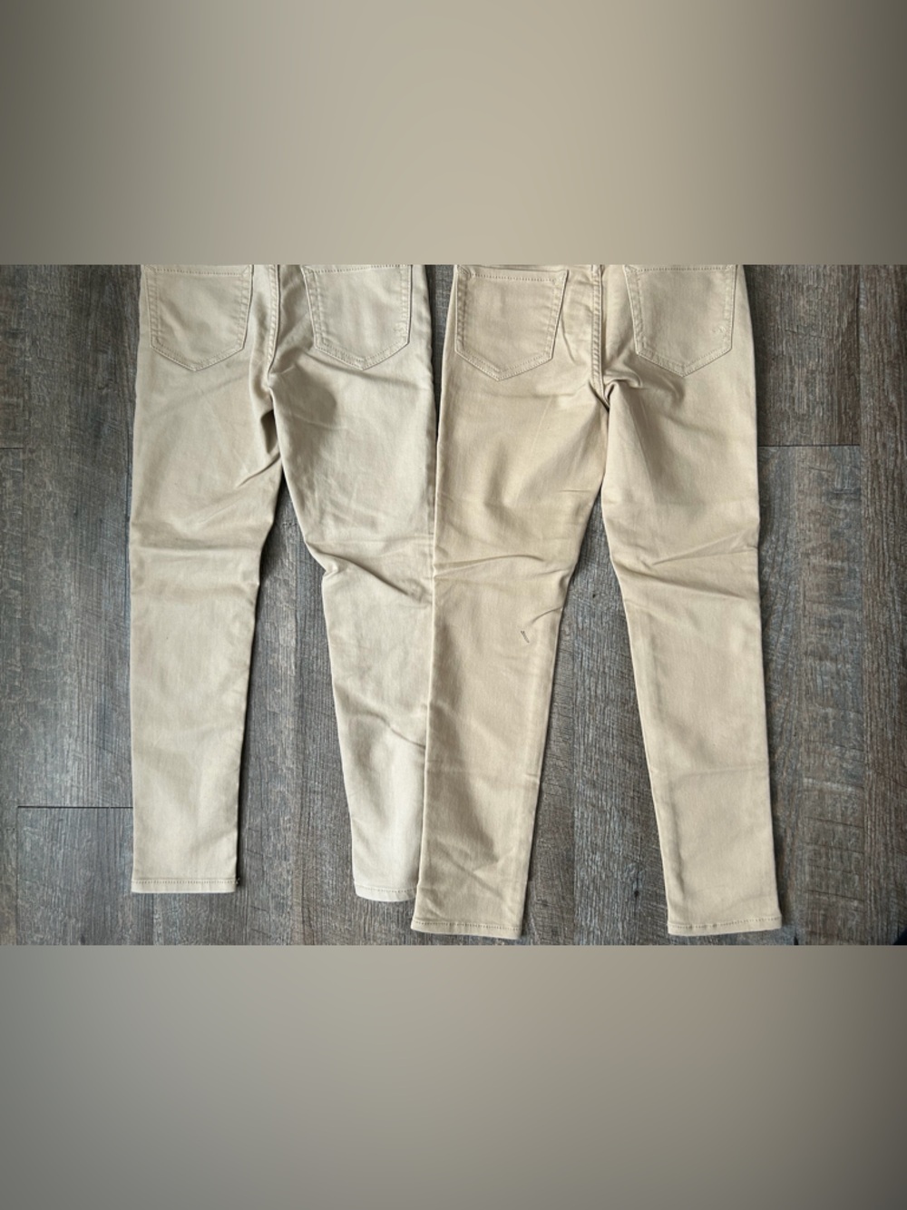 Girls Classic Beige/Tan Jeans - Straight Leg Size 8 - Picture 8 of 8